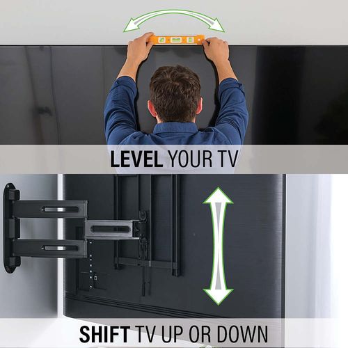 Sanus Advanced Full-Motion 4D Shift Wall Mount for TVs | HBH Woolacotts