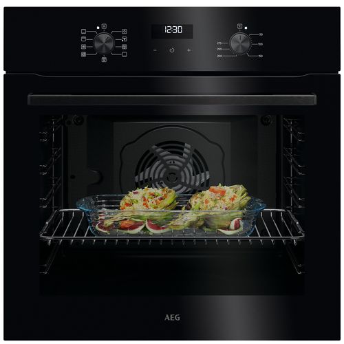 AEG 5000 SurroundCook Built-In Electric Single Oven - Black