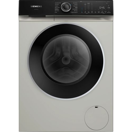 Siemens iQ500 10kg 1600 Spin Washing Machine - Silver Inox
