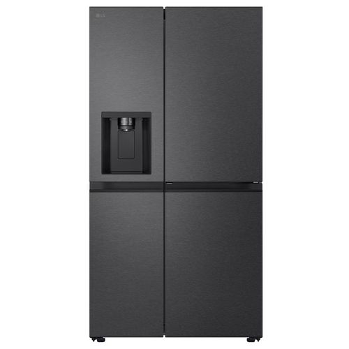 LG GSLC40EPPE NatureFRESH Plumbed Frost Free American Fridge Freezer - Matt Black