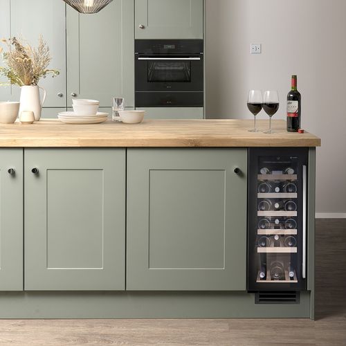 Caple WI3126BG Undercounter 30cm 19 Bottle Wine Cooler Black