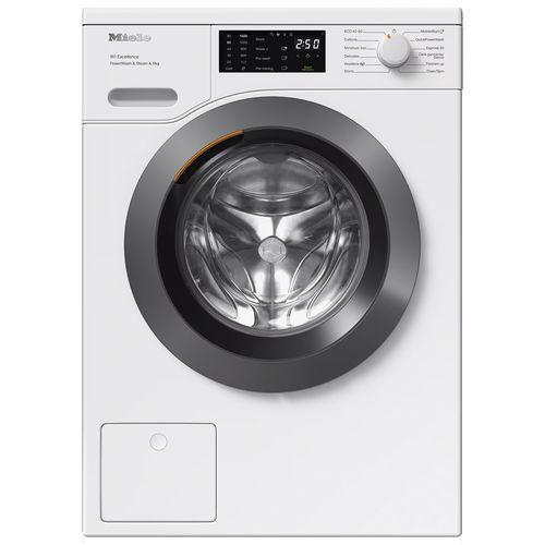 Miele PowerWash & Steam 9kg 1400 Spin Washing Machine - White