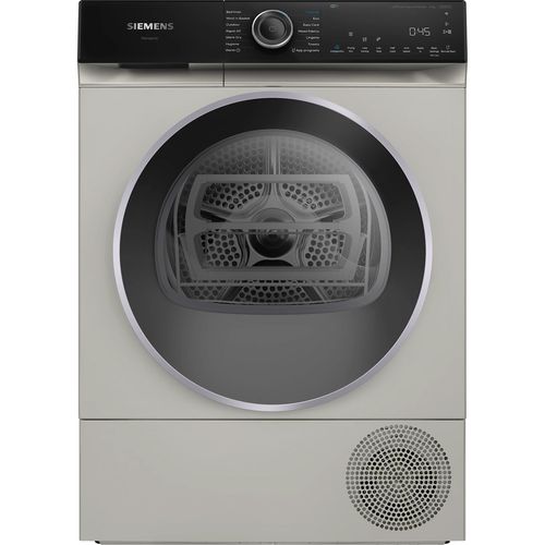 Siemens iQ500 9kg Heat Pump Tumble Dryer - Silver Inox